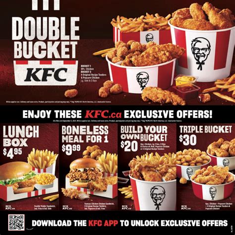 Coupons kentucky fried - Jan 22, 2024 · Ordering world famous fried chicken has never been easier. Access exclusive deals with the new KFC app. One-Click Reordering. All your favorites right at your fingertips. Order Tracking. Get updates on your order along the way. Faster Checkout. Quick, easy and contactless. Stay Connected. 